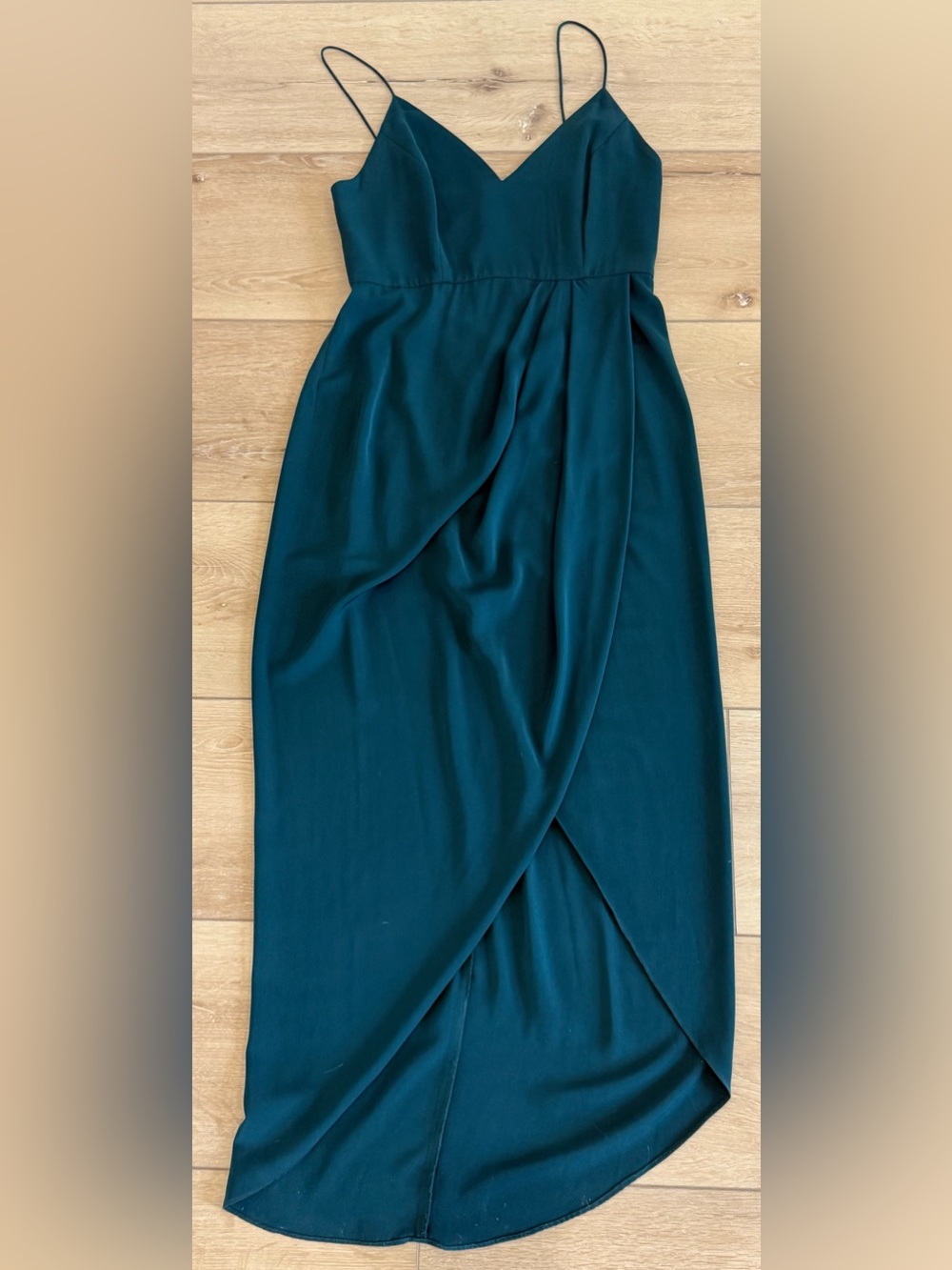Shona Joy Spaghetti Strap V-Neck Dress